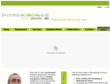 Tablet Screenshot of fernandoalmansa.com